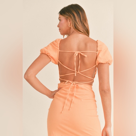NWT summer spring vacation open back dress - Picture 4 of 6